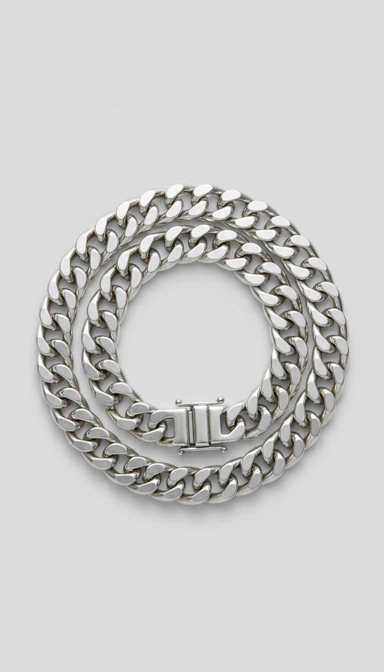Silver Cuban Link Bracelet – Heritage Weight