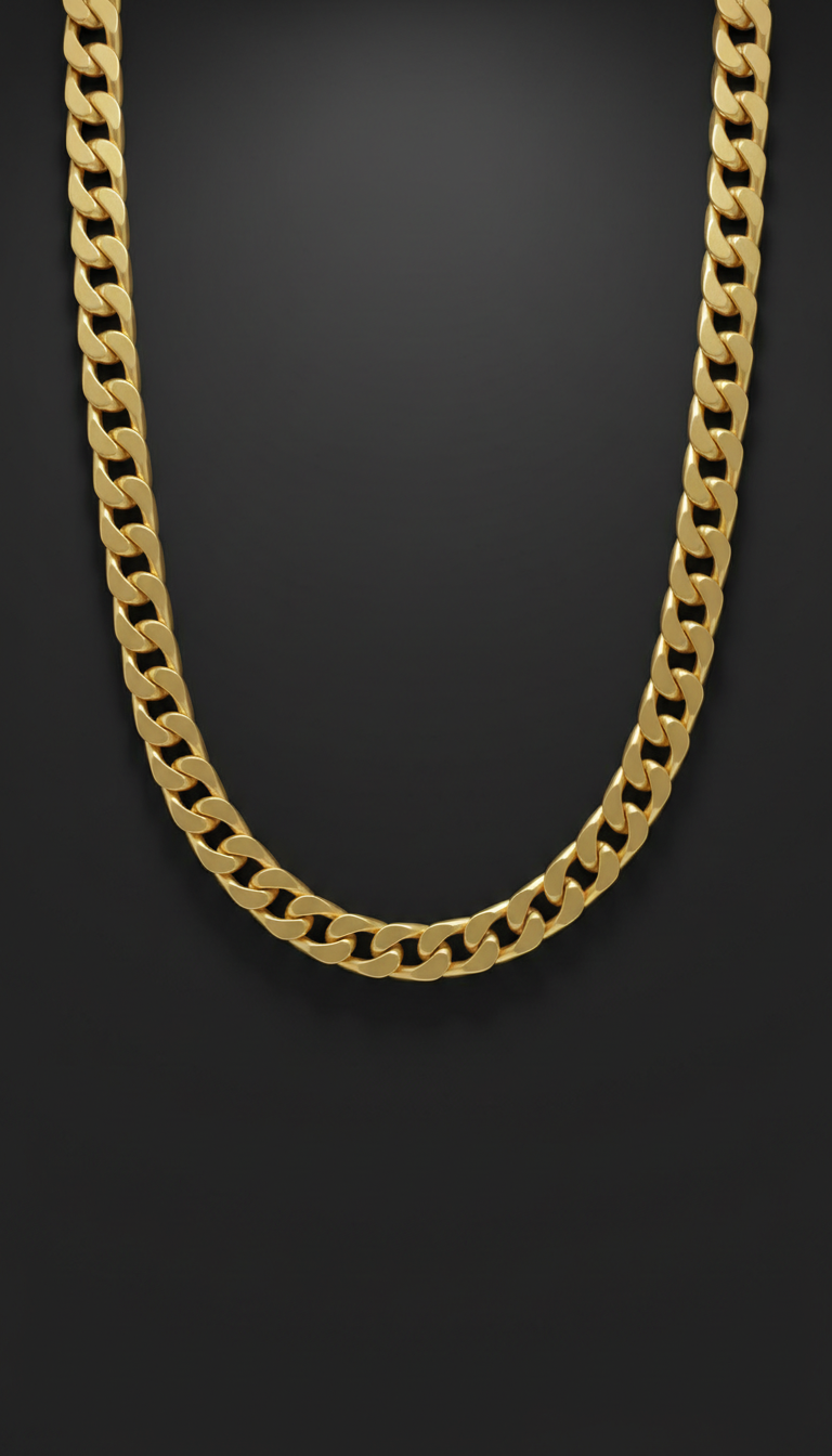 Gold Cuban Link Necklace – Solid 14K